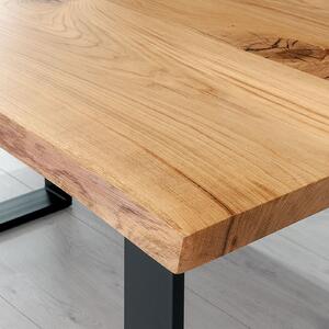 Stół Acad z litego drewna Buk 160x80 cm