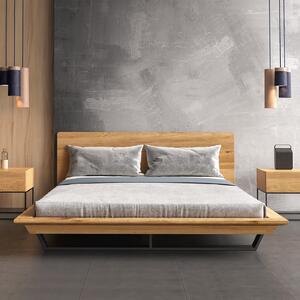 Łóżko z litego drewna Nova Slim Olcha 160x200 cm