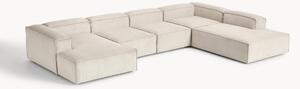 Sofa modułowa XL ze sztruksu Lennon