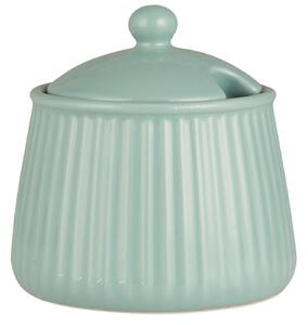 Ceramiczna cukiernica MYNTE GREEN TEA zielona
