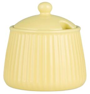 IB Laursen Ceramiczna cukiernica MYNTE LEMONADE żółta