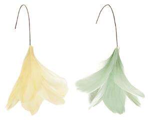 Zawieszane pióro na drucie FEATHER DECOR - więcej kolorów
