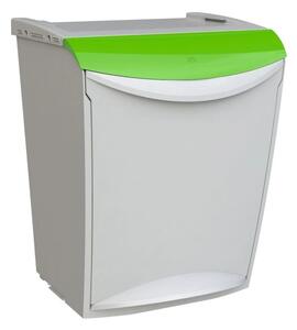 Denox Ekosystem Kosz na odpady segregowane 25 l, zielony - szkło