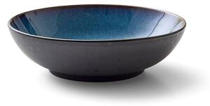 Czarno-niebieska kamionkowa miska do serwowania 1,8 l Gastro Dark Blue/Black – Bitz