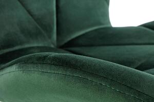 Krzesło tapicerowane K453 - ciemny zielony