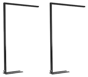 Lampa Podłogowa Arcchio, Jolinda, ściemnialny, czarny, gabinet | pracownia, aluminium, nowoczesny
