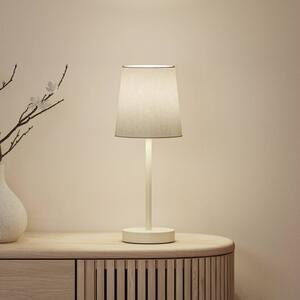 Paulmann Lampa stołowa Stellan II, kremowy / amber, salon / jadalnia, tkanina / materiał / jedwab