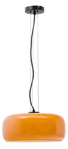 Pomarańczowa lampa wisząca LED ze szklanym kloszem ø 38 cm Reig – Kave Home
