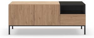 Szafka pod TV w naturalnym kolorze 140x55 cm Cailin – Marckeric