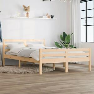 Podwójne łóżko z naturalnej sosny 140x200 - Aviles 5X