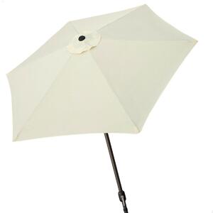 Aktive 61115 - Sześciokątny parasol ogrodowy i patio z ochroną przed wiatrem | wysokość 2,4 m | ochrona UV50 | aluminiowa konstrukcja, łatwy do złożenia i montażu | parasole patio