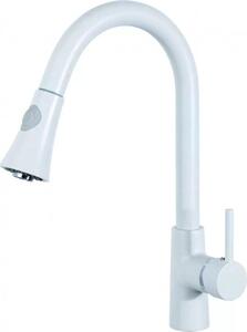 Bateria kuchenna, 39 cm, biaa, z obrotow wylewk o zakresie 360°, Tilia