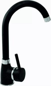 Bateria kuchenna, 30 cm, czarna, z obrotow wylewk 360°, Algea