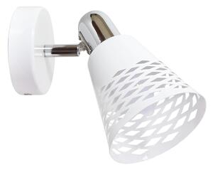 Discovery Lampa Kinkiet 1X40W E14 Chrom/ Biały