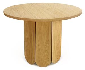 Stół w dekorze dębu Woodman Soft, ø 98 cm