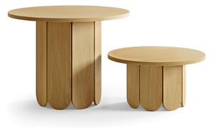 Stół w dekorze dębu Woodman Soft, ø 98 cm