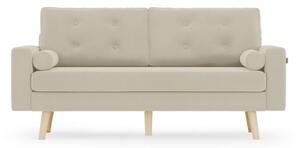 Beżowa 3-osobowa sofa MANDI