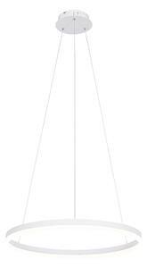 Designerska lampa wisząca biała 60 cm z 3-stopniową regulacją ściemniania LED - Anello Oswietlenie wewnetrzne
