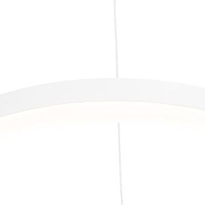 Designerska lampa wisząca biała 40 cm z 3-stopniową regulacją ściemniania LED - Anello Oswietlenie wewnetrzne