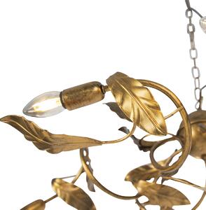 Vintage lampa wisząca antyczne złoto 6-punktowa - Linden Oswietlenie wewnetrzne