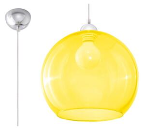 Żółta lampa wisząca Sollux Bilbao