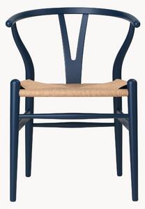 Krzesło z drewna z plecionym siedziskiem CH24 Wishbone Chair