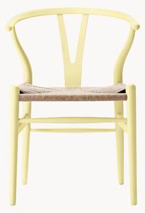 Krzesło z drewna z plecionym siedziskiem CH24 Wishbone Chair