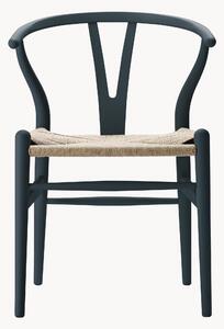 Krzesło z drewna z plecionym siedziskiem CH24 Wishbone Chair