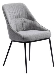 Szare krzesła zestaw 2 szt. Meridian – Unique Furniture