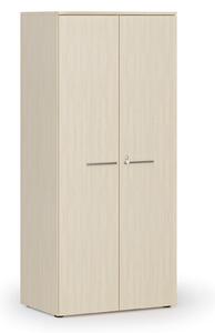 Szafa biurowa z drzwiami PRIMO WOOD, 800 x 500 x 1781 mm, brzoza