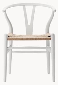 Krzesło z drewna z plecionym siedziskiem CH24 Wishbone Chair