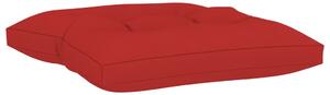 Poduszka na stołek z palet, czerwona, tkanina