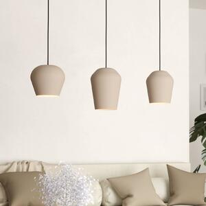 EGLO Lampa wisząca Cambaito, możliwość ściemniania, kremowy / amber, salon / jadalnia, metal, nowoczesny