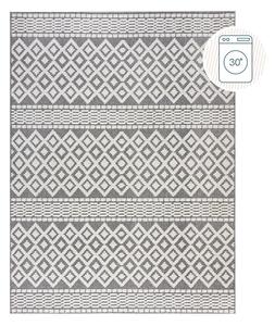 Szary dywan z szenilu odpowiedni do prania 80x160 cm Jhansi – Flair Rugs