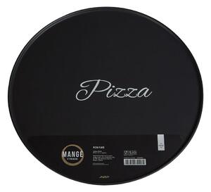 Czarny kamionkowy talerz na pizzę Premier Housewares Mangé
