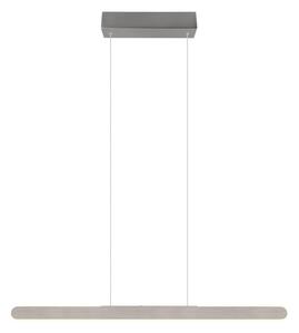 Jasnoszara lampa wisząca LED Helios – Trio