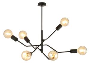 Frix 6 Black 1126/6 Nowoczesna Lampa Sufitowa Żyrandol Design