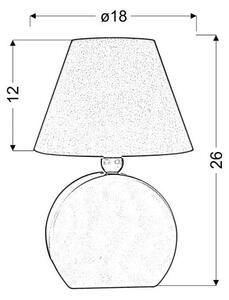 Żółta lampka dziecięca Ofelia – Candellux Lighting