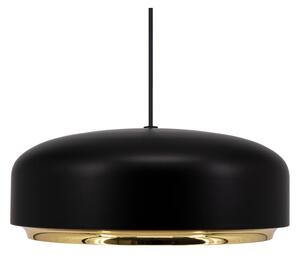 Czarna lampa wisząca LED z metalowym kloszem ø 40 cm Hazel medium – UMAGE
