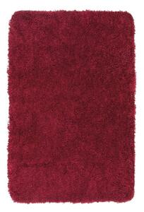 Czerwony dywanik łazienkowy Wenko Mélange, 90x60 cm