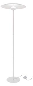 Biała lampa stojąca LED z metalowym kloszem (wysokość 140 cm) Lund – Candellux Lighting