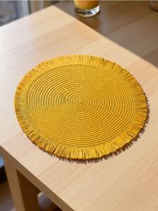 Sinsay - Plecione podkładki na stół 2 pack - pomarańczowy