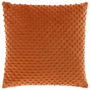 Aksamitna poduszka dekoracyjna KAAT 45x45 cm, pomarańczowa