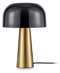 Lampa stołowa w kolorze miedzi z czarnym kloszem Markslöjd Blanca