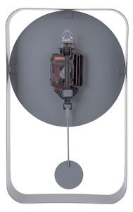Szary zegar ścienny z wahadłem Karlsson Charm, wys. 32,5 cm
