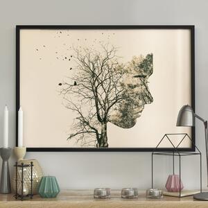 Plakat DecoKing Girl Silhouette Tree, 50x40 cm