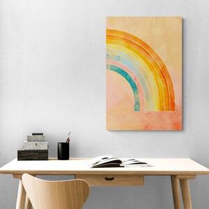 Obraz minimalistyczna tęcza Peach Fuzz