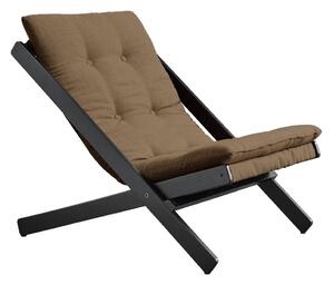 Fotel rozkładany Karup Design Boogie Black/Mocca