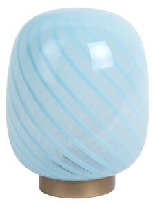 Jasnoniebieska lampa stołowa ze szklanym kloszem (wysokość 20 cm) Summer Globe – Leitmotiv
