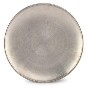 Metalowy talerz deserowy w kolorze srebra ø 17 cm Serve – BonBistro